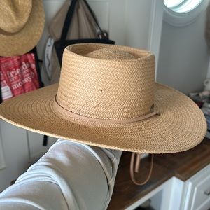 Gigi Pip Aiden Straw Boater Hat
